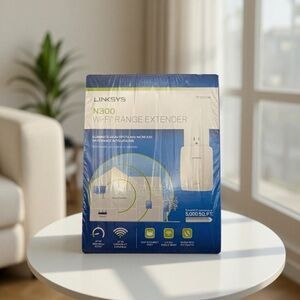 New Linksys RE3000W Single Band 2.4Ghz WiFi Range Extender Booster N300 Wireless